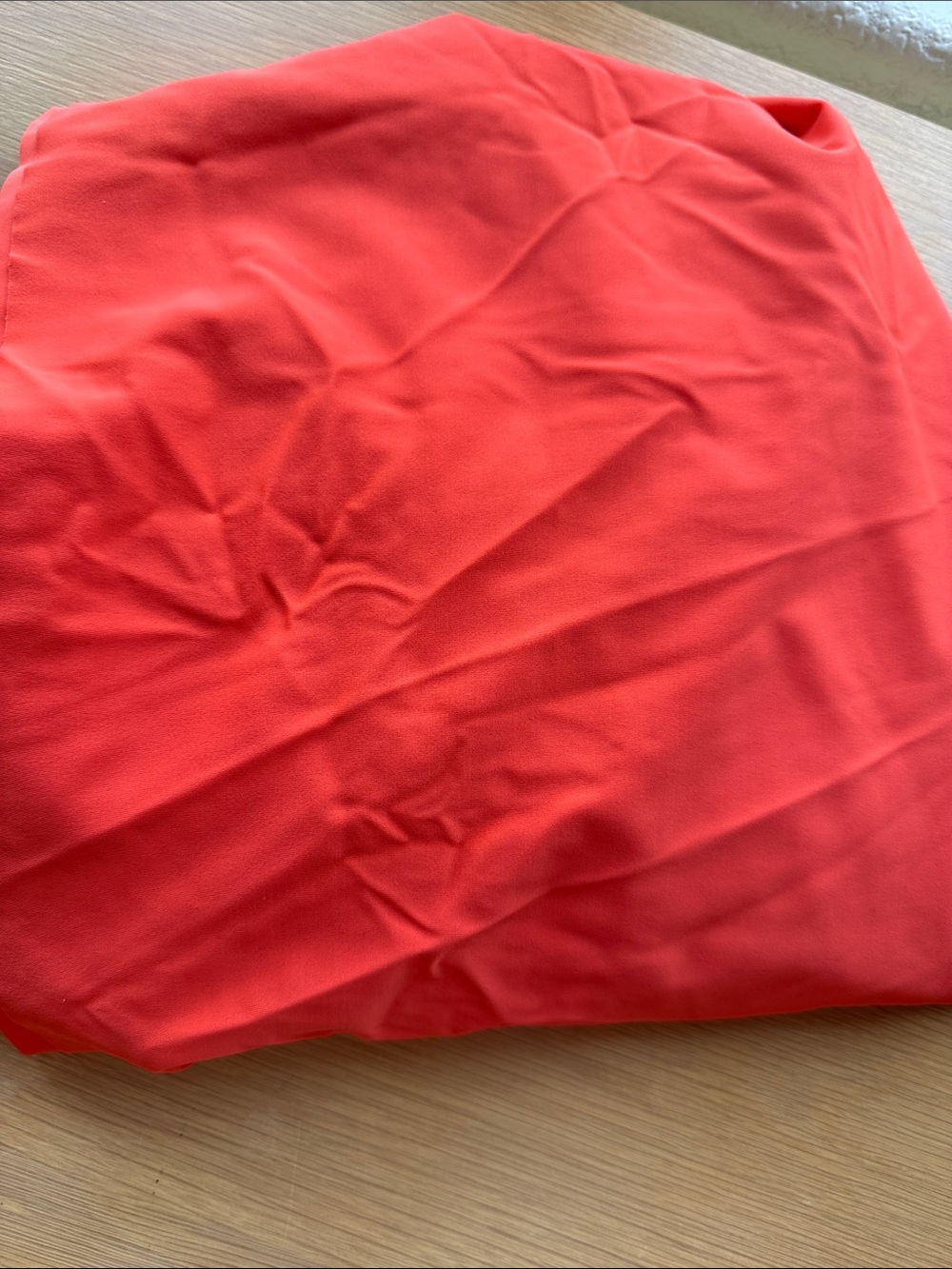Coral nylon swim fabric